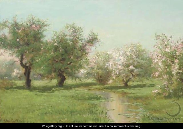 The Orchard in Spring - Arthur Parton