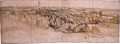 A panoramic View of the City of Arnhem seen from the North - (after) Adam Frans Van Der Meulen
