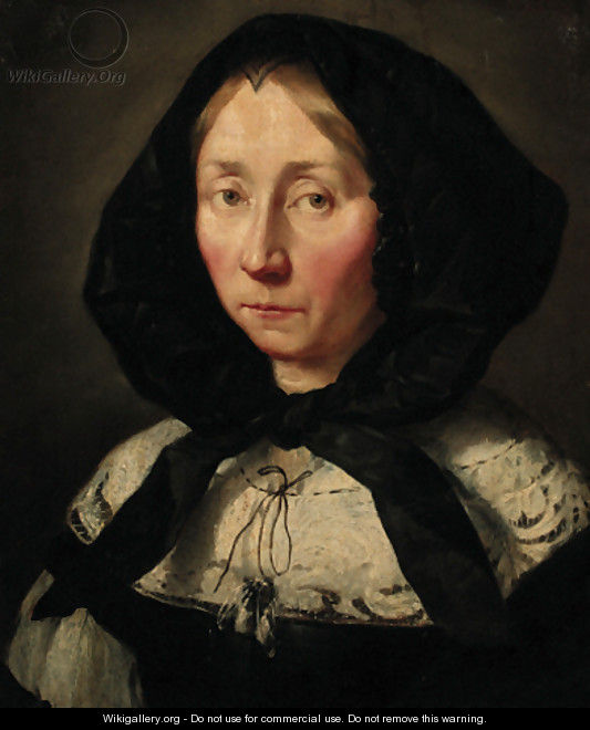 Portrait of a lady - (after) Abraham Van Den Tempel