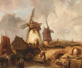 Dutch fishing village - (after) Alfred Montague