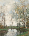 Birches along the Vordense beek - Arnold Marc Gorter