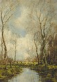 A brook in a forest - Arnold Marc Gorter