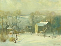 Village in Snow - Arthur C. Goodwin