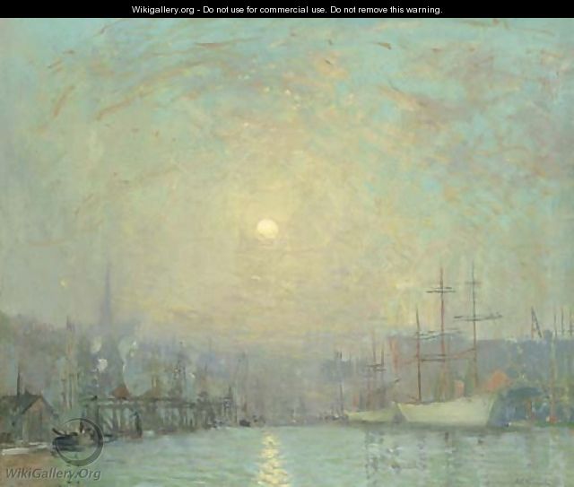 Mystic Dock, Boston - Arthur C. Goodwin