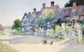 The Village Pump - Arthur Claude Strachan