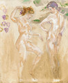 Two Nude Figures - Arthur Bowen Davies