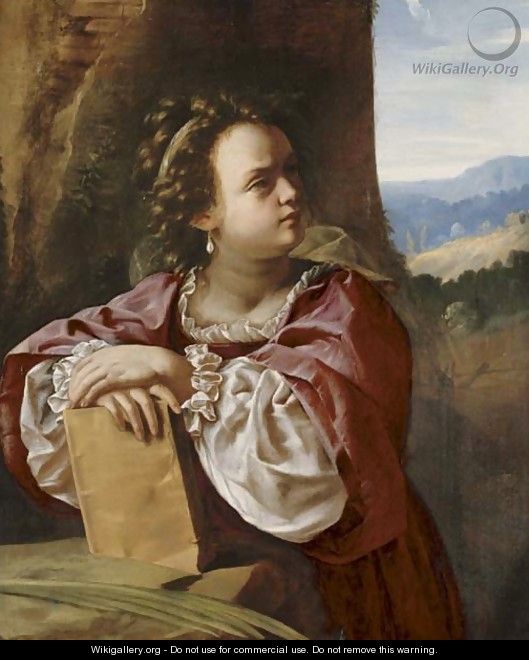 Saint Catherine of Alexandria - Artemisia Gentileschi