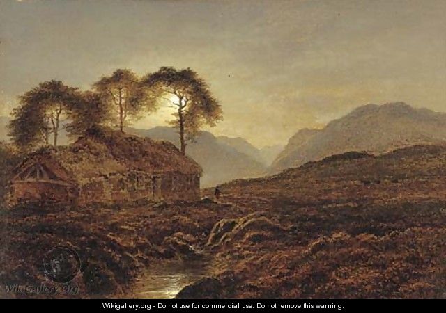 Night, a Highland Home - Arthur Gilbert