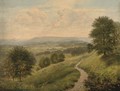 A path through a summer landscape - Arthur Gilbert