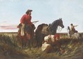 Trappers Following the Trail At Fault - Arthur Fitzwilliam Tait