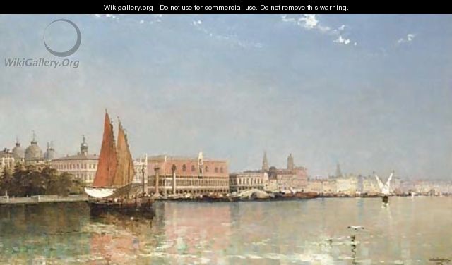 The Ducal Palace, Venice - Arthur Joseph Meadows
