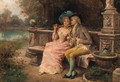 The flirting couple - Antonio Lonza