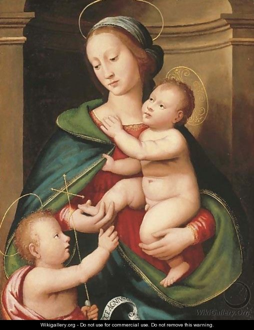 The Madonna and Child with the Infant Saint John the Baptist 2 - Antonio del Ceraiolo