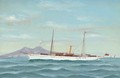 The steam yacht Capercailzie in Neapolitan waters - Antonio de Simone