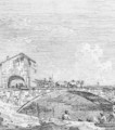 The wagon passing over a bridge - (Giovanni Antonio Canal) Canaletto