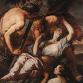 Agrippina saved from the shipwreck - Antonio Zanchi