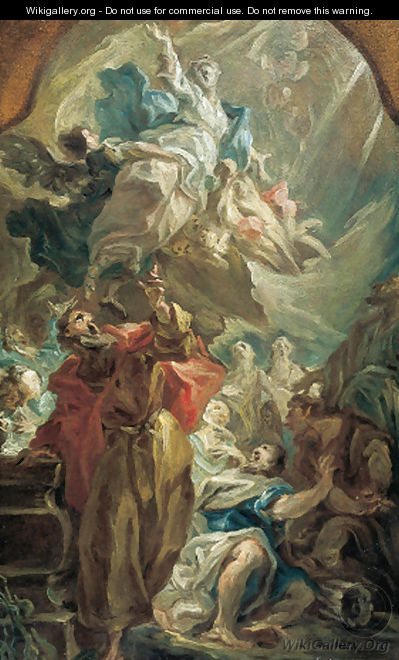 The Assumption of the Virgin - Giovanni Antonio Pellegrini