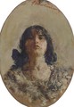 Portrait of a Young Woman - Antonio Mancini