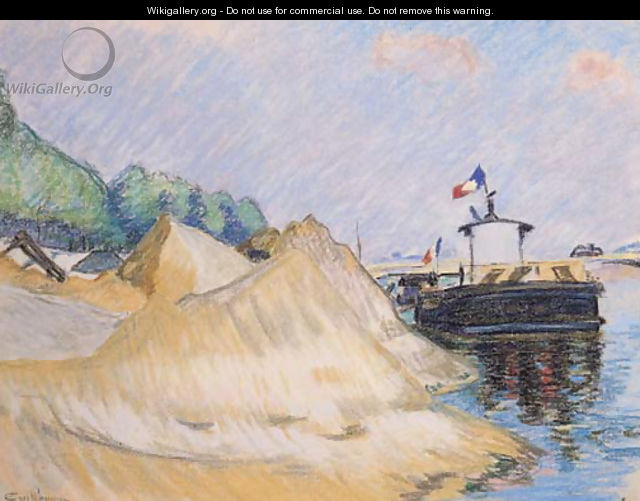 Les quais de la Seine a Paris - Armand Guillaumin