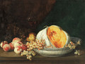 Still life of fruit in an interior - Antoine Vollon