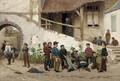 After School Antics - Antoine Edouard Joseph Moulinet