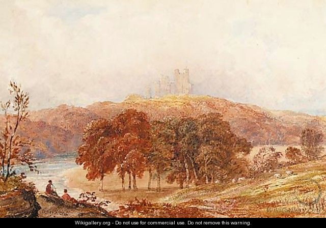 Penrhyn castle, Caernarvonshire - Anthony Vandyke Copley Fielding