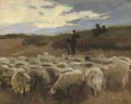 A shepherd and his flock - Anton Mauve