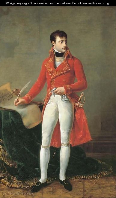 Portait of Napoleon Bonaparte, full-length, as First Consul - Antoine-Jean Gros Portait of Napoleon Bonaparte, full-length, as First Consul - Antoine-Jean Gros