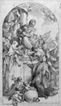 The Madonna and Child with Saint Luigi Gonzaga and angels - Antonio Balestra