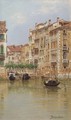 A view on a canal in Venice - Antonietta Brandeis