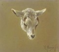 Head of a lamb - a study - Anton Mauve