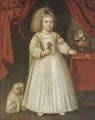 Portrait of a young girl - Anglo-Dutch School