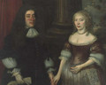 Group portrait of a gentleman and his wife - Anglo-Dutch School