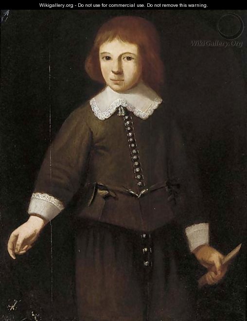 Portrait of a boy - Anglo-Dutch School
