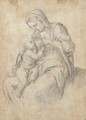 The Madonna suckling the infant Christ - Annibale Carracci