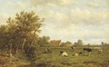 Cows in a meadow - Anthonie Jacobus van Wyngaerdt