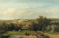 An extensive summer landscape - Anthonie Jacobus van Wyngaerdt