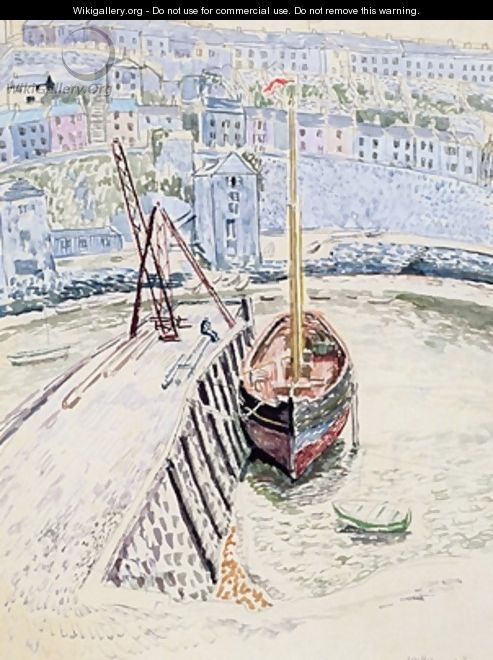 The Sans Pareil in Brixham Harbour - Dora Carrington