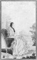 Portrait of Madame du Deffand - Louis (Carrogis) de Carmontelle