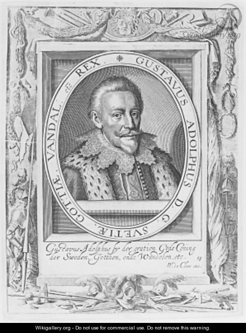 Gustavus Adolphus King of Sweden - Nicolas de Clerck