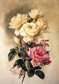 French Bridal Roses - Paul De Longpre