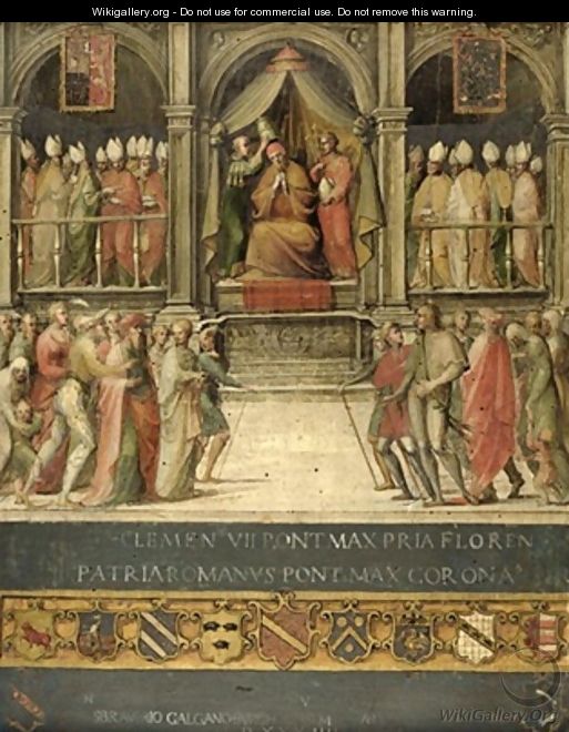 Coronation of Pope Paul II 1417-71 - Giovanni di Lorenzo Cini