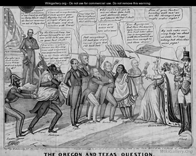 The Oregon and Texas question - Edward Williams Clay (after)