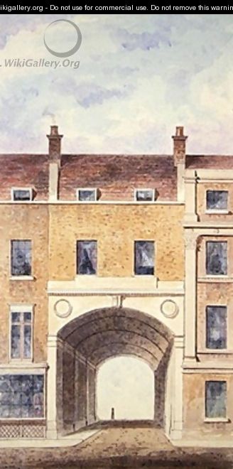 The Improved Entrance to Scotland Yard - T. Chawner