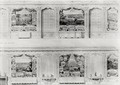 Plan and Elevation of the Galerie du Petit Chateau de Chantilly -  Chambe