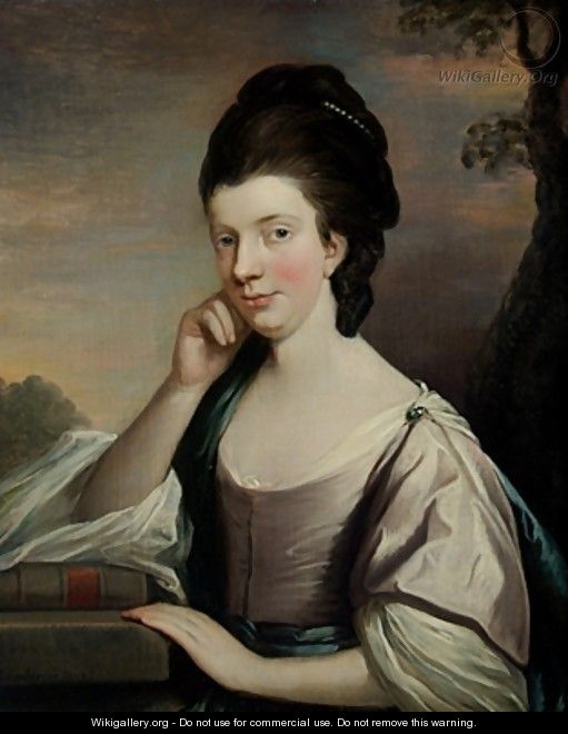 Portrait of a Lady thought to be Mrs Elizabeth Hartley - Mason Chamberlain