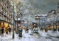 Boulevard de la Madeleine Sous la Neige1 - Agost Benkhard