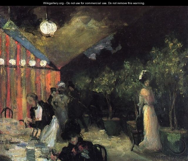 Paris Cafe 1904 - Alfred Henry Maurer
