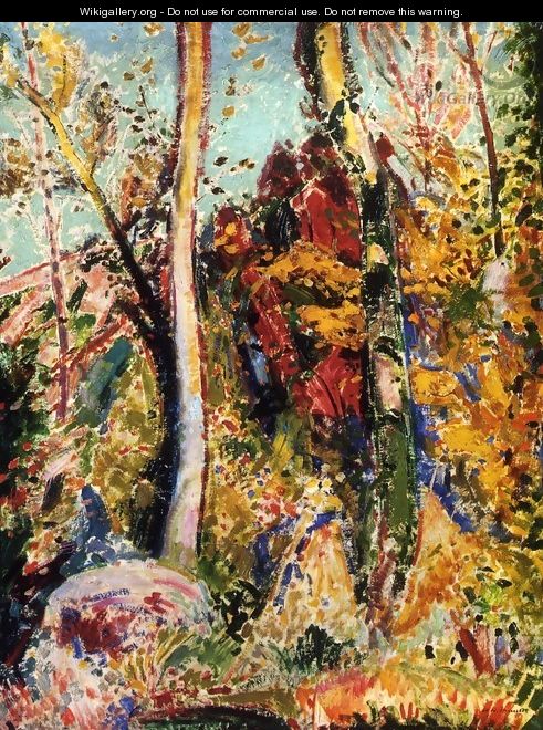 Landscape with Trees 1909 - Alfred Henry Maurer
