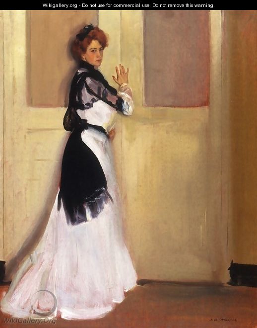 Girl in White 1901 - Alfred Henry Maurer